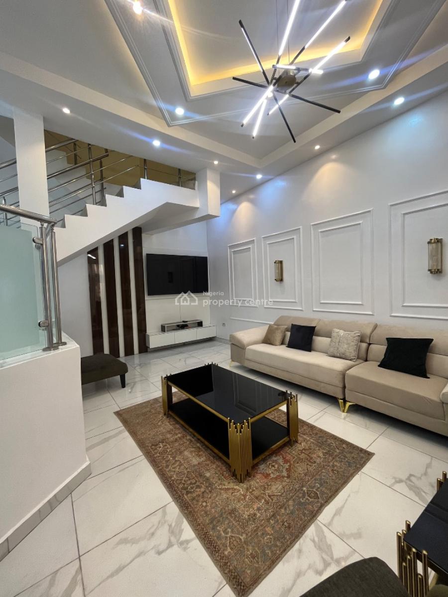 Fully Furnished 4 Bedroom Semidetached House, Boet Estate, Adeniyi Jones, Ikeja, Lagos, Semi-detached Duplex for Rent