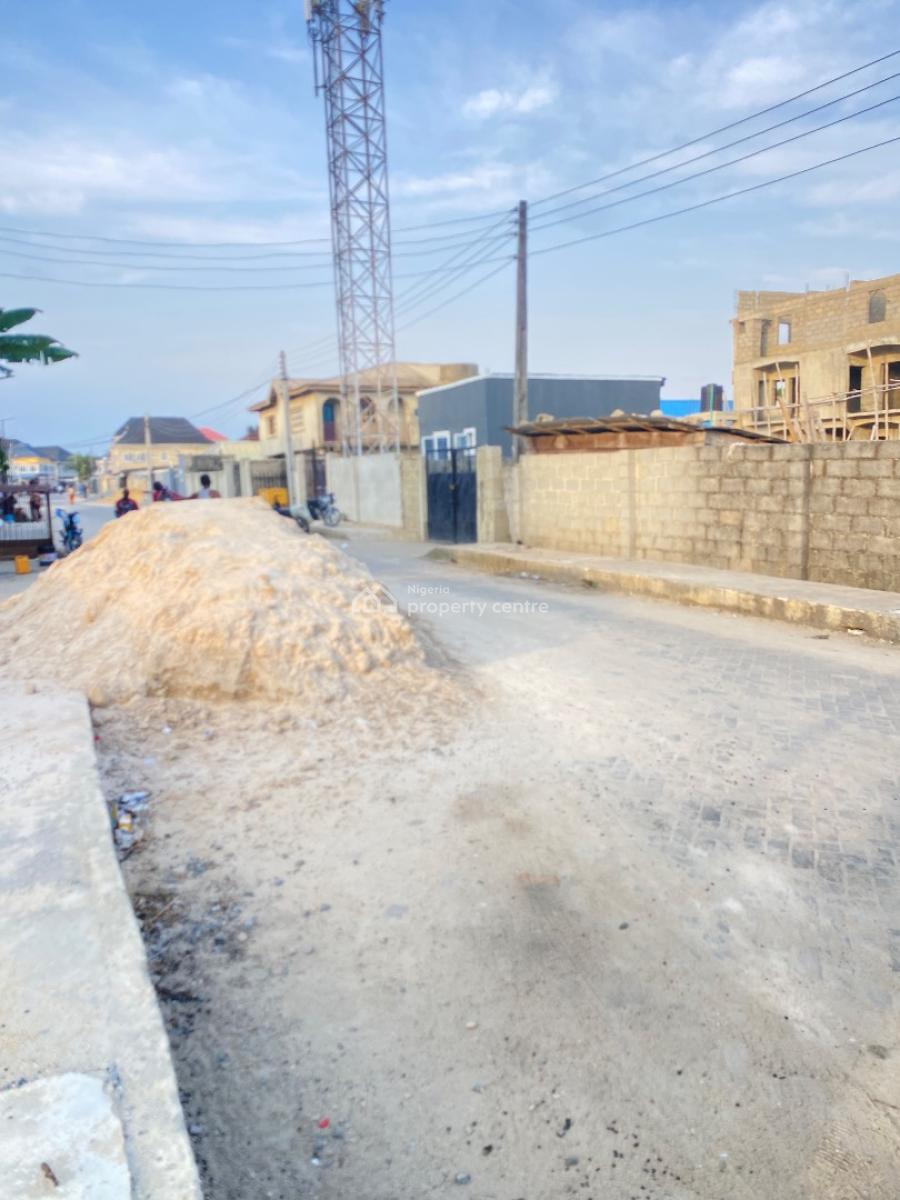 Half Plot Cornerpiece Land Measuring 340sqm on a Tarred Road with Cofo, Ogombo, Ajah, Lagos, Residential Land for Sale