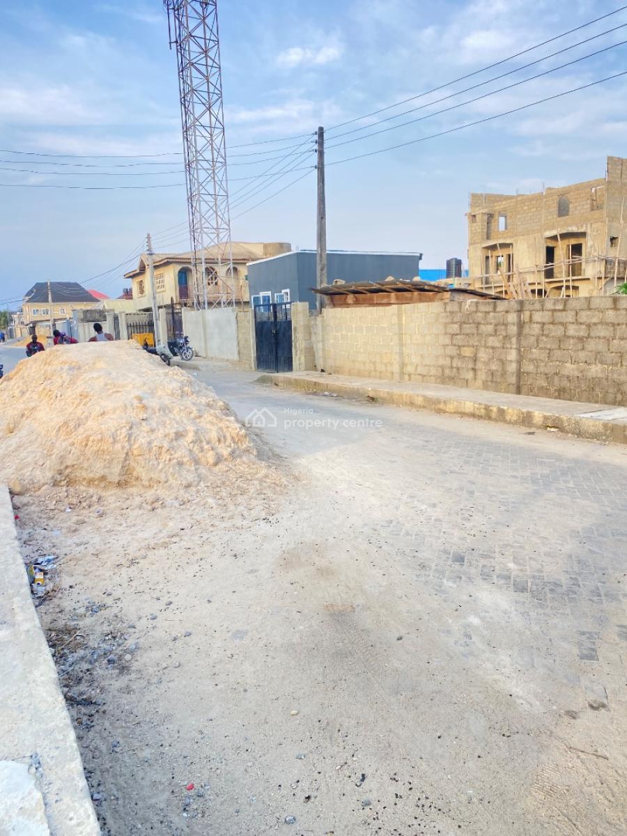 Half Plot Cornerpiece Land Measuring 340sqm on a Tarred Road with Cofo, Ogombo, Ajah, Lagos, Residential Land for Sale