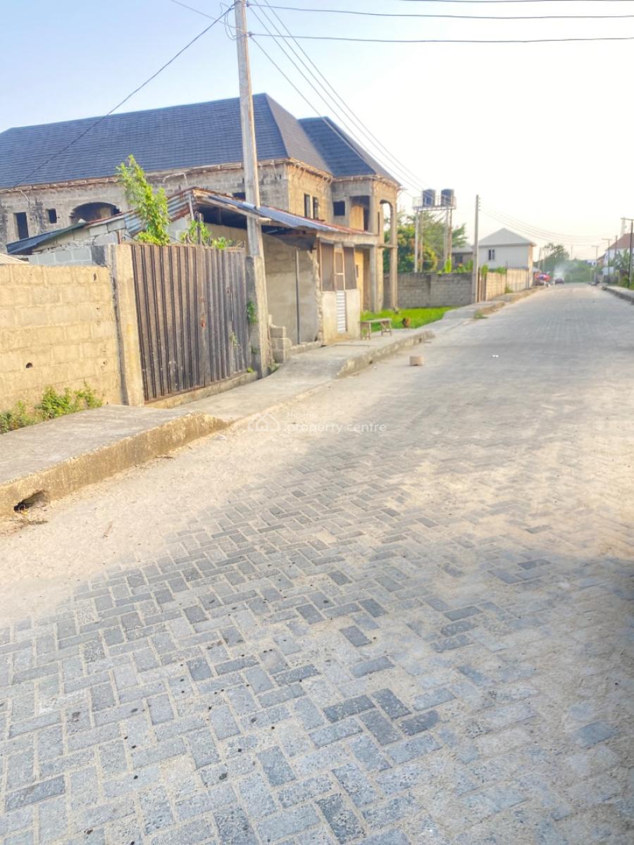 Half Plot Cornerpiece Land Measuring 340sqm on a Tarred Road with Cofo, Ogombo, Ajah, Lagos, Residential Land for Sale