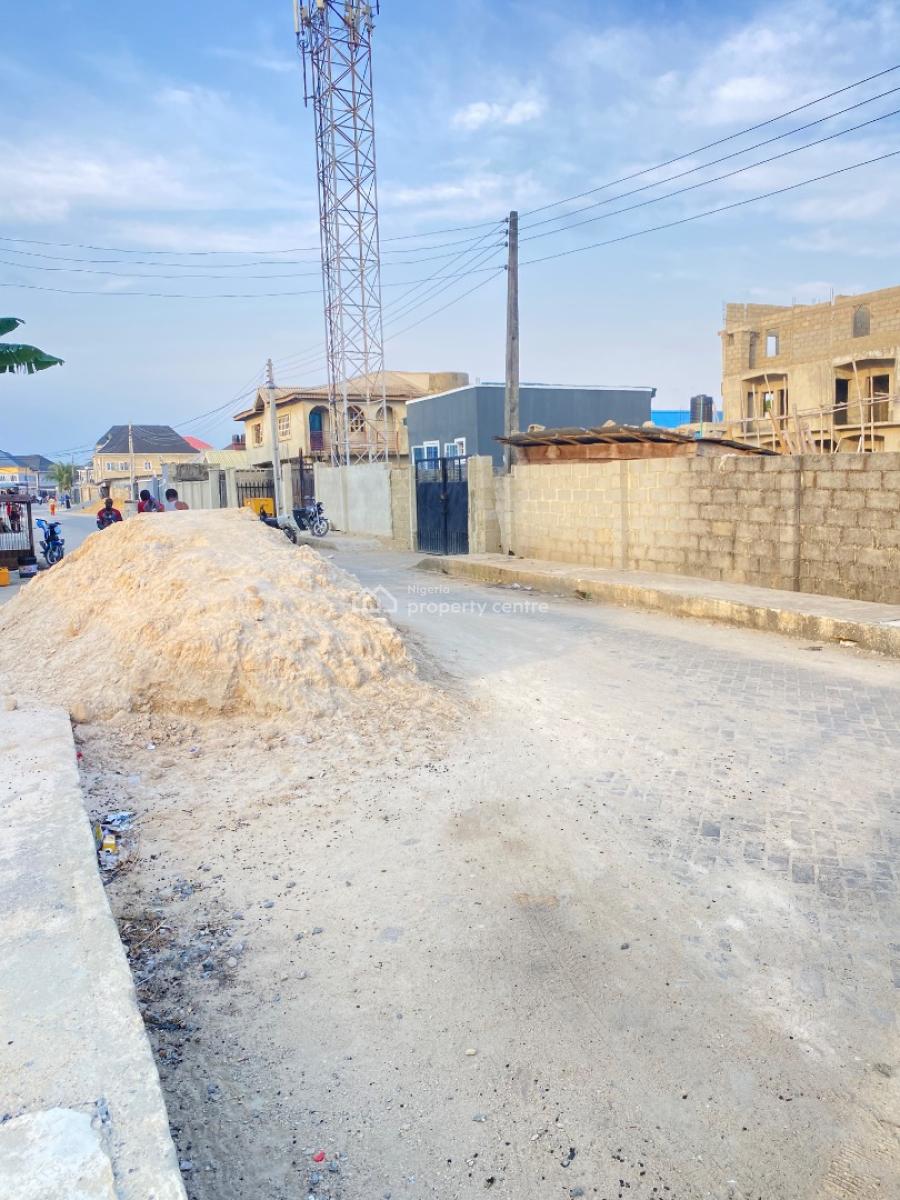 Half Plot Cornerpiece Land Measuring 340sqm on a Tarred Road with Cofo, Ogombo, Ajah, Lagos, Residential Land for Sale