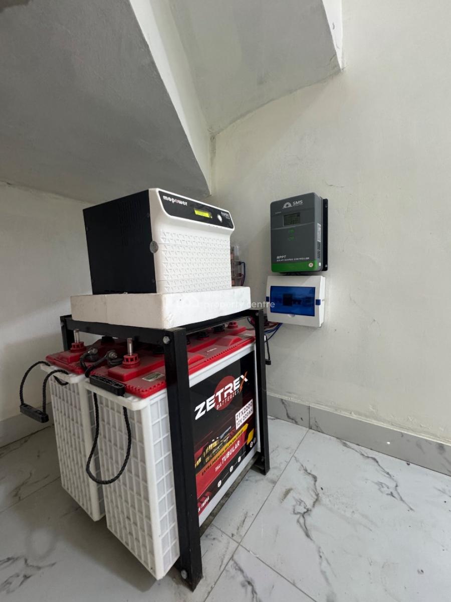 3 Bedroom Terrace Duplex with Solar and Bq, General Paint, Abraham Adesanya Axis Ajah, Ajah, Lagos, Terraced Duplex for Rent