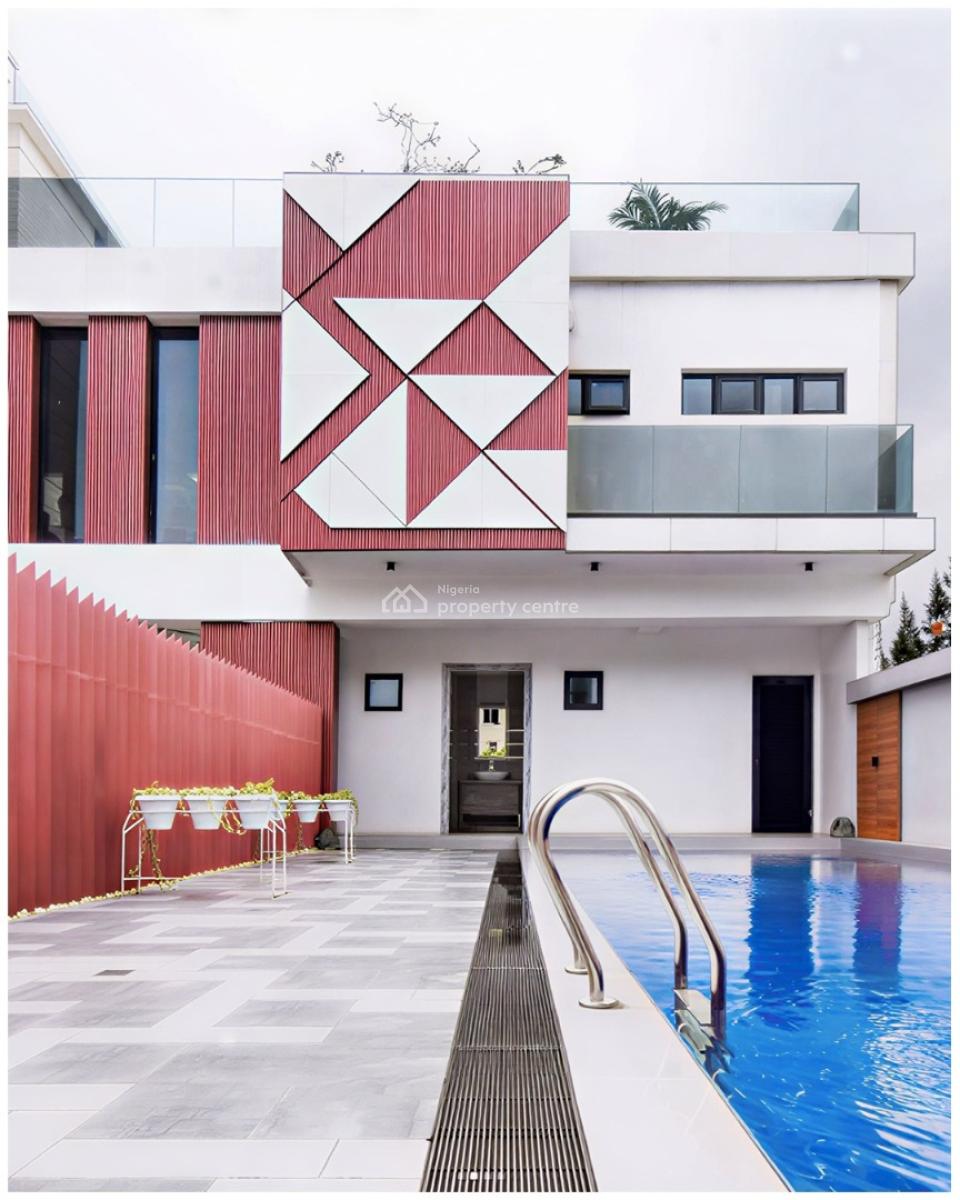 Luxurious 5 Bedroom Wing of Terrace with 2 Rooms Staff Quarters, Banana Island, Ikoyi, Lagos, Terraced Duplex for Sale