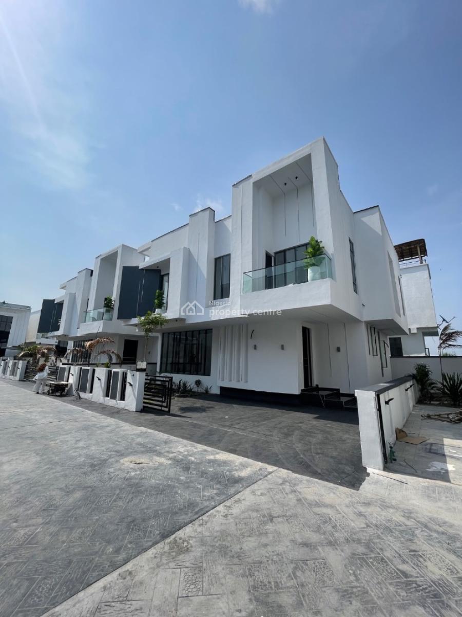 Wonderfully Finished 5 Bedroom Detached Home with Bq in a Good Estate, in a Well Secured Estate, Chevron, Lekki, Lagos, Detached Duplex for Sale