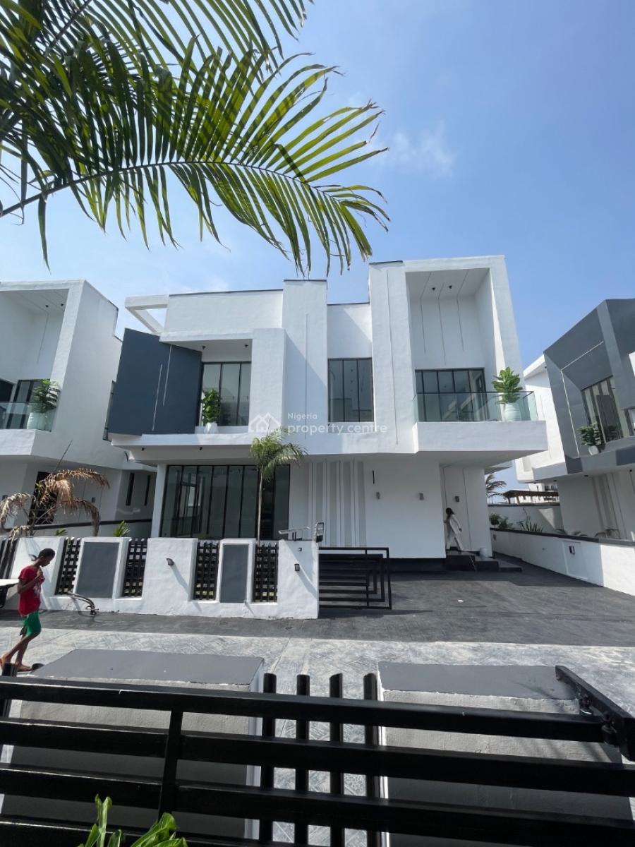 Wonderfully Finished 5 Bedroom Detached Home with Bq in a Good Estate, in a Well Secured Estate, Chevron, Lekki, Lagos, Detached Duplex for Sale