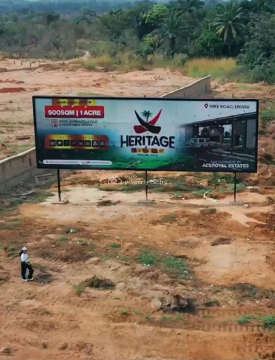 Land with Government Allocation, Nike, Nkanu, Enugu, Mixed-use Land for Sale