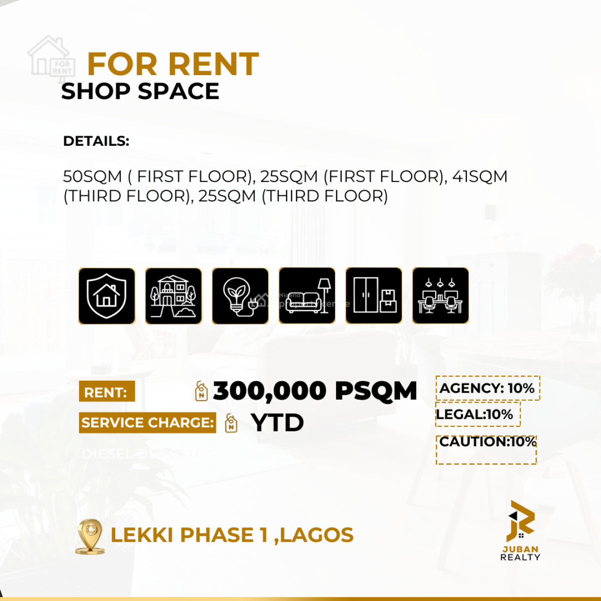 Shop Space, Lekki Phase 1, Lekki, Lagos, Shop for Rent