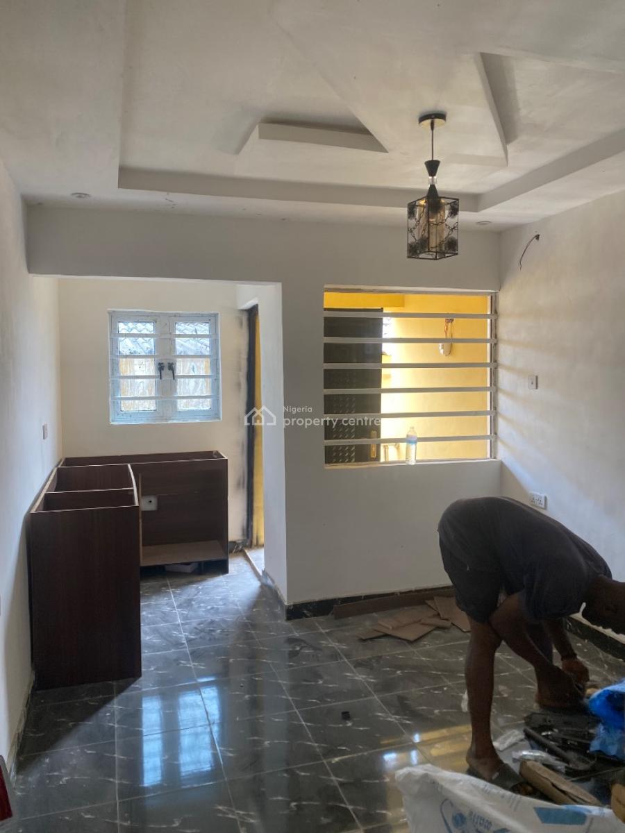 Newly Built Roomself Upstairs with Lovely Pop, Oregun, Ikeja, Lagos, Self Contain (single Rooms) for Rent