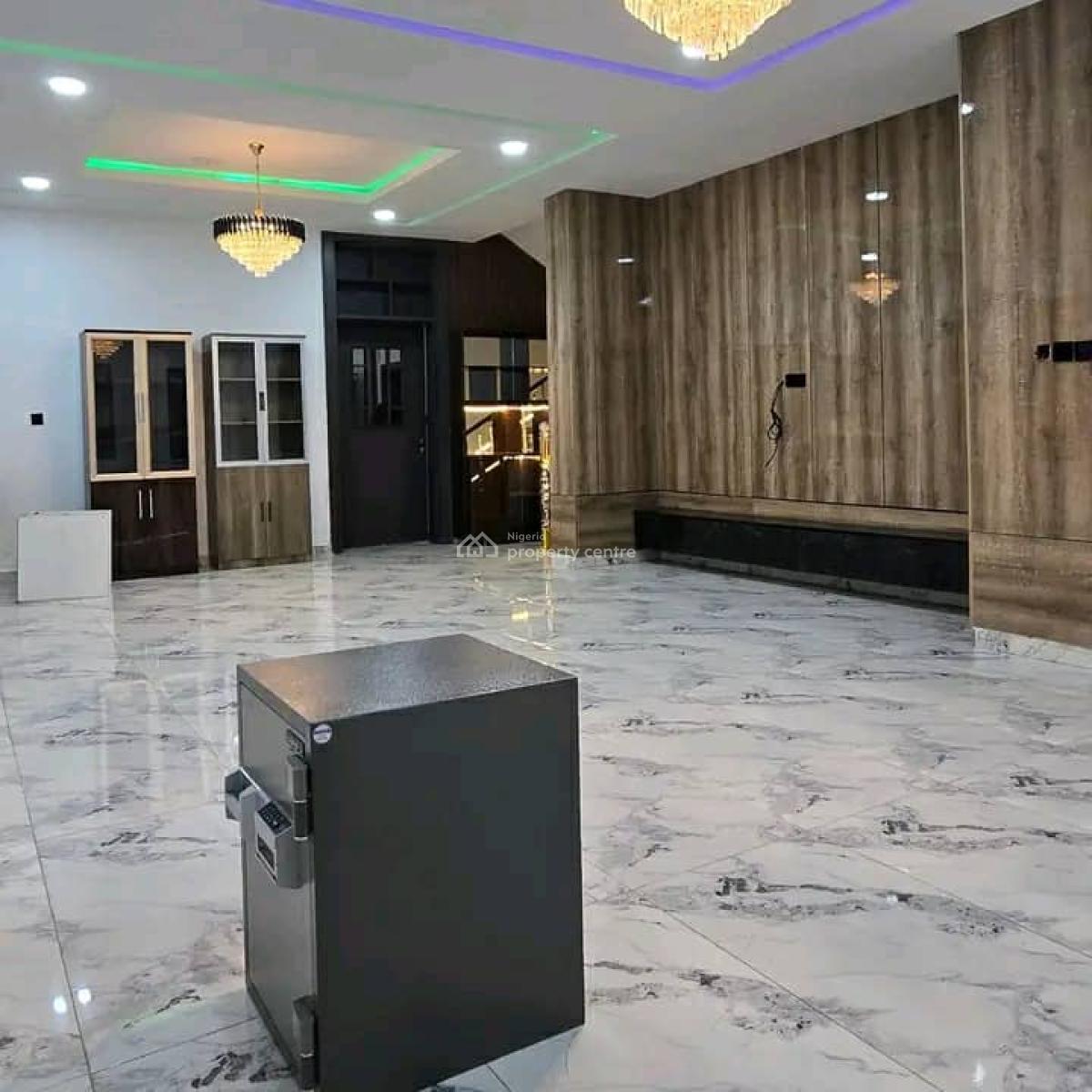 5bedroom Automated Duplex with 1 Bedroom Bq, Wuye, Abuja, Detached Duplex for Sale