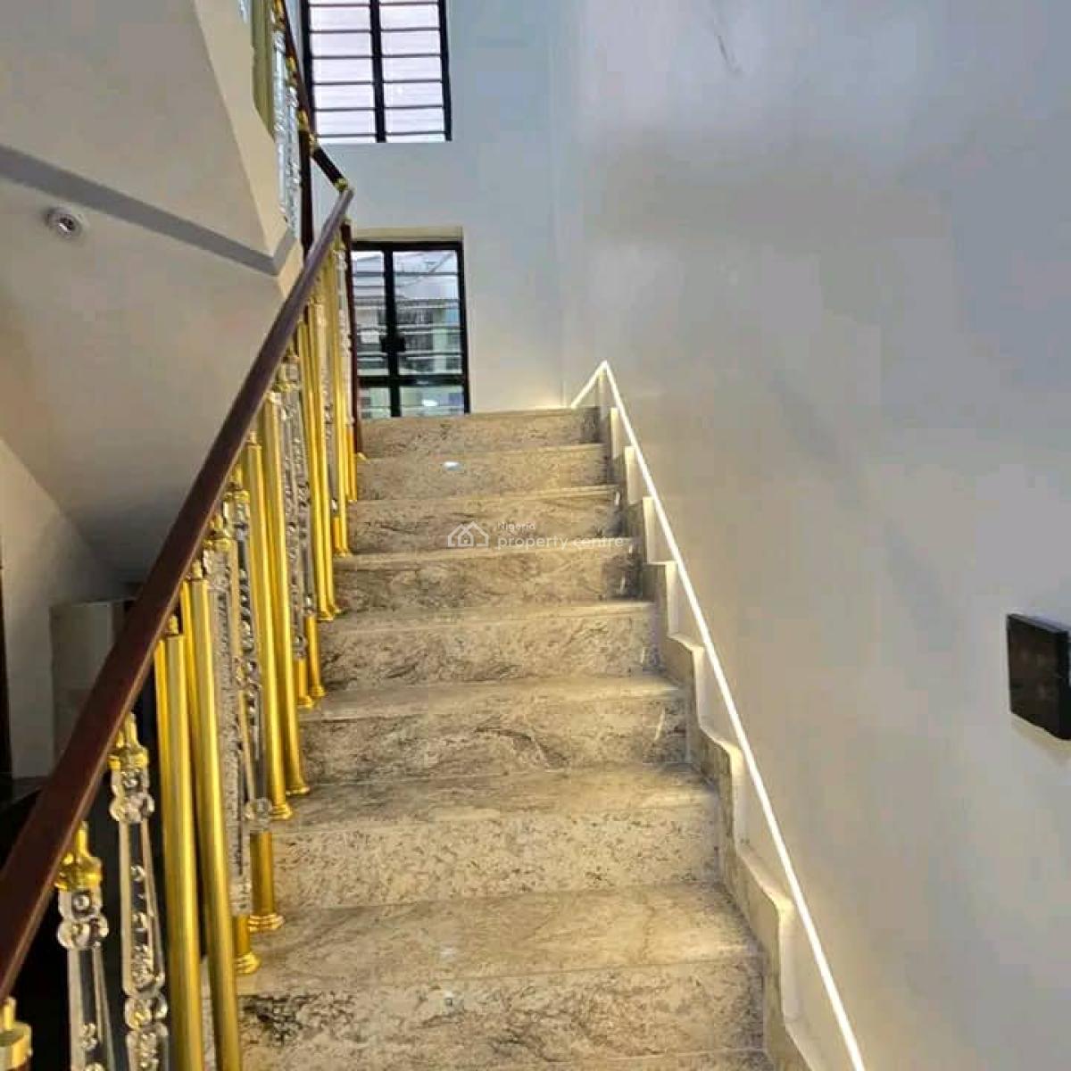 5bedroom Automated Duplex with 1 Bedroom Bq, Wuye, Abuja, Detached Duplex for Sale