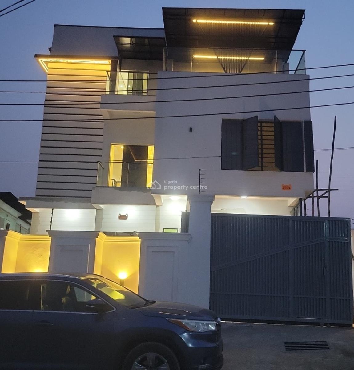 Newly Built Exclusive and Spacious 4bedroom, Off College Road, Ogba, Ifako-ijaiye, Lagos, Detached Duplex for Sale