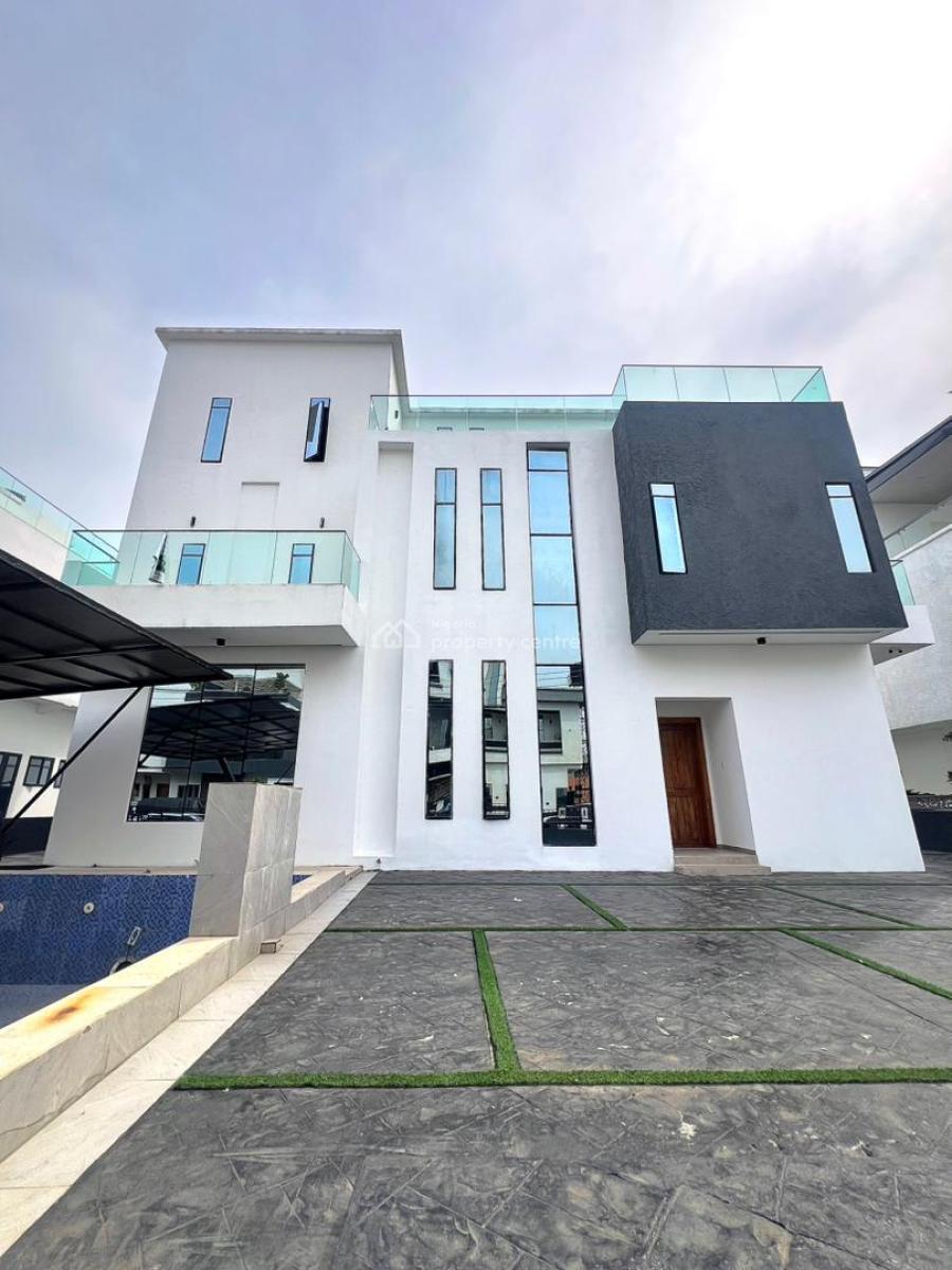 Beautiful 5bedroom Duplex with a Bq and a Pool, Osapa, Lekki, Lagos, House for Sale