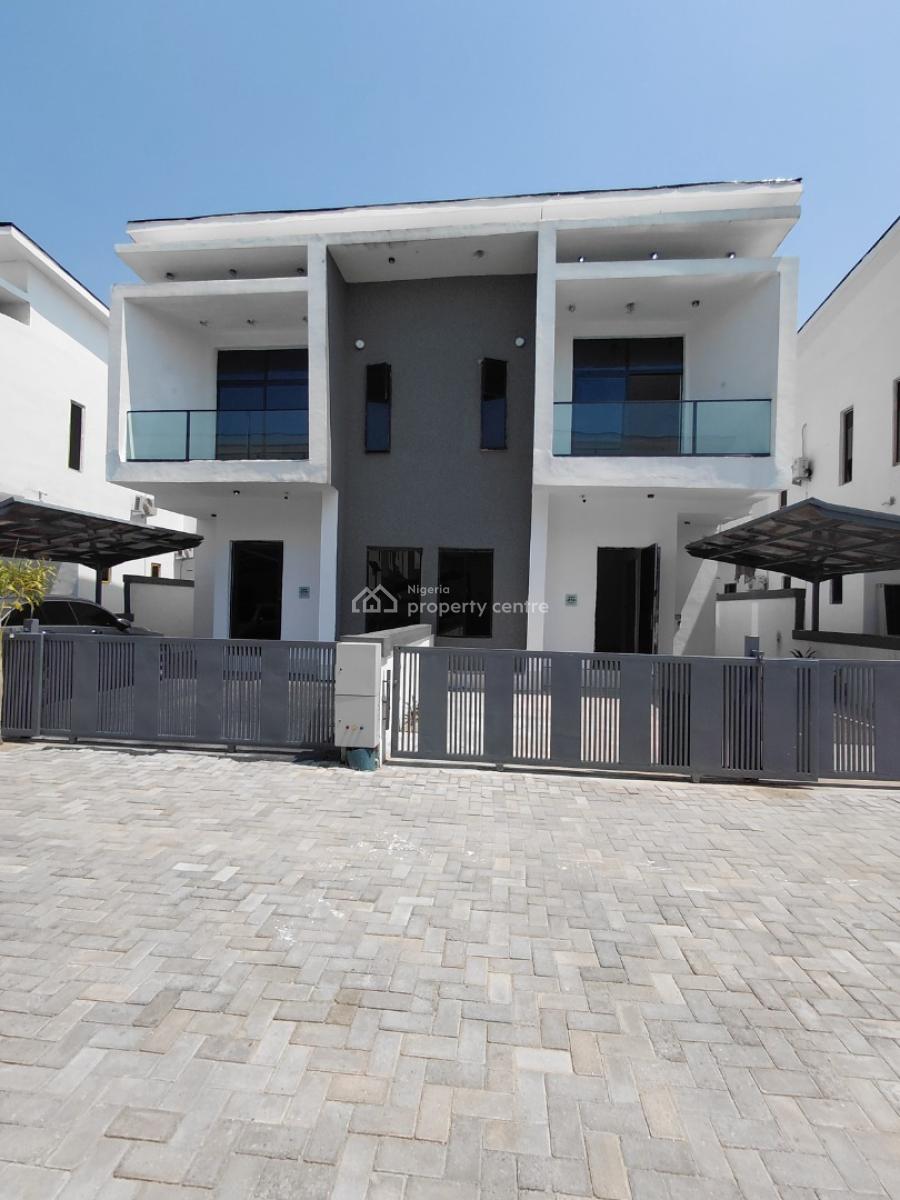 Newly Built 4 Bedroom Semi-detached Duplex, By Second Toll-gate, Lekki, Lagos, Semi-detached Duplex for Rent