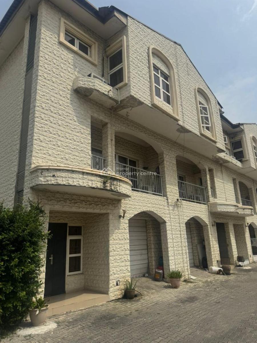 Luxury Furnished 3 Bedroom Terrace Duplex + Bq & Pool, Banana Island, Ikoyi, Lagos, Terraced Duplex for Rent