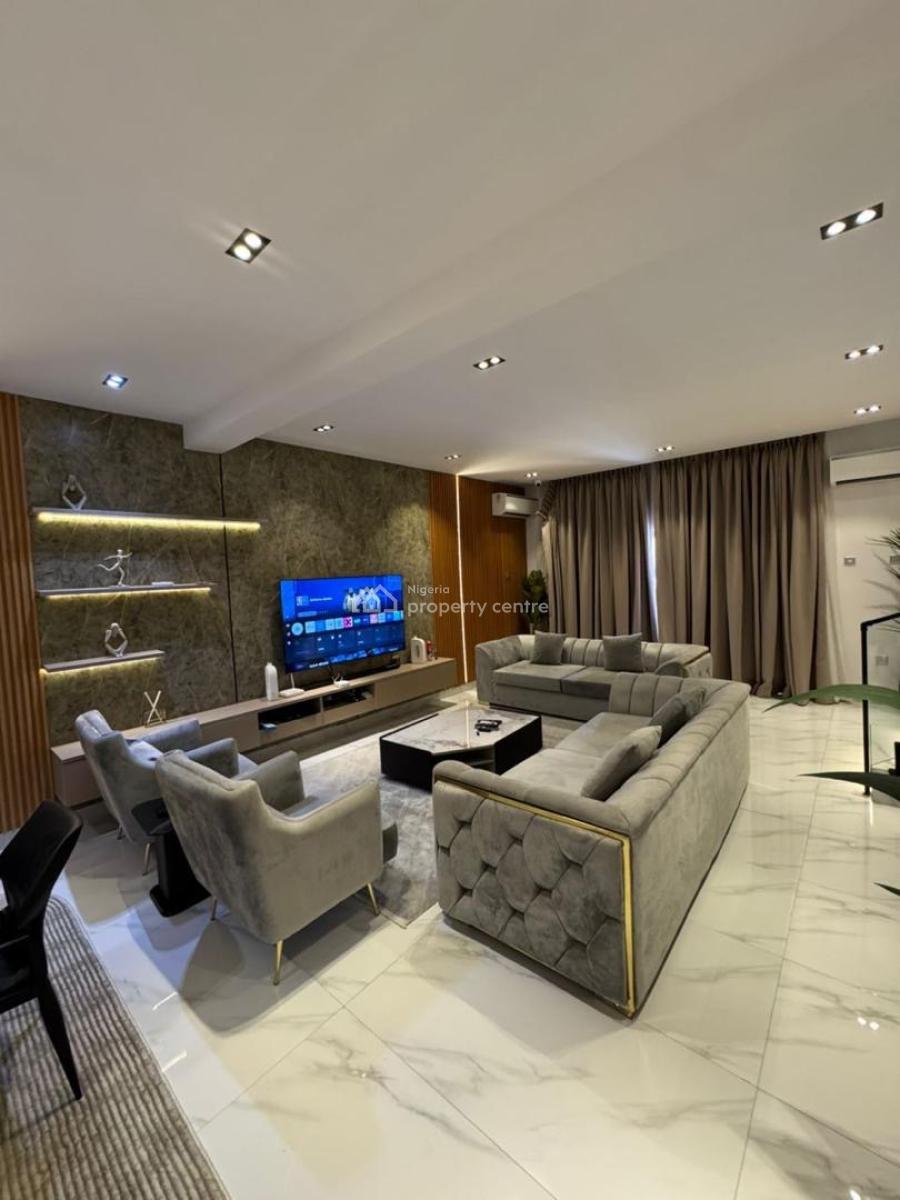 Luxury Furnished 3 Bedroom Terrace Duplex + Bq & Pool, Banana Island, Ikoyi, Lagos, Terraced Duplex for Rent