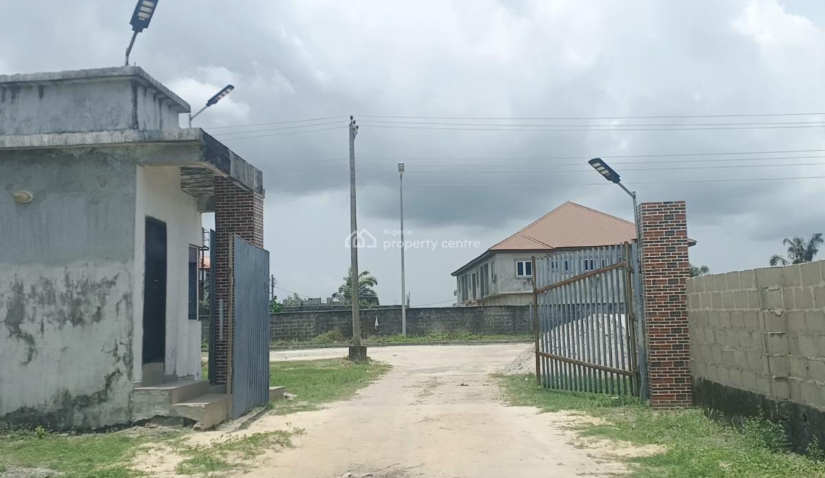 Fenced and Gated Land Measuring 450 Square Meter, Long Beach Vip Gardens Estate, Lakowe, Ibeju Lekki, Lagos, Residential Land for Sale