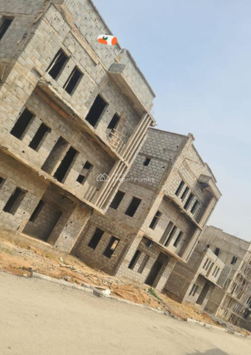 5 Bedroom Fully Detached Duplex Carcass with Bq, Dawaki, Gwarinpa, Abuja, Detached Duplex for Sale