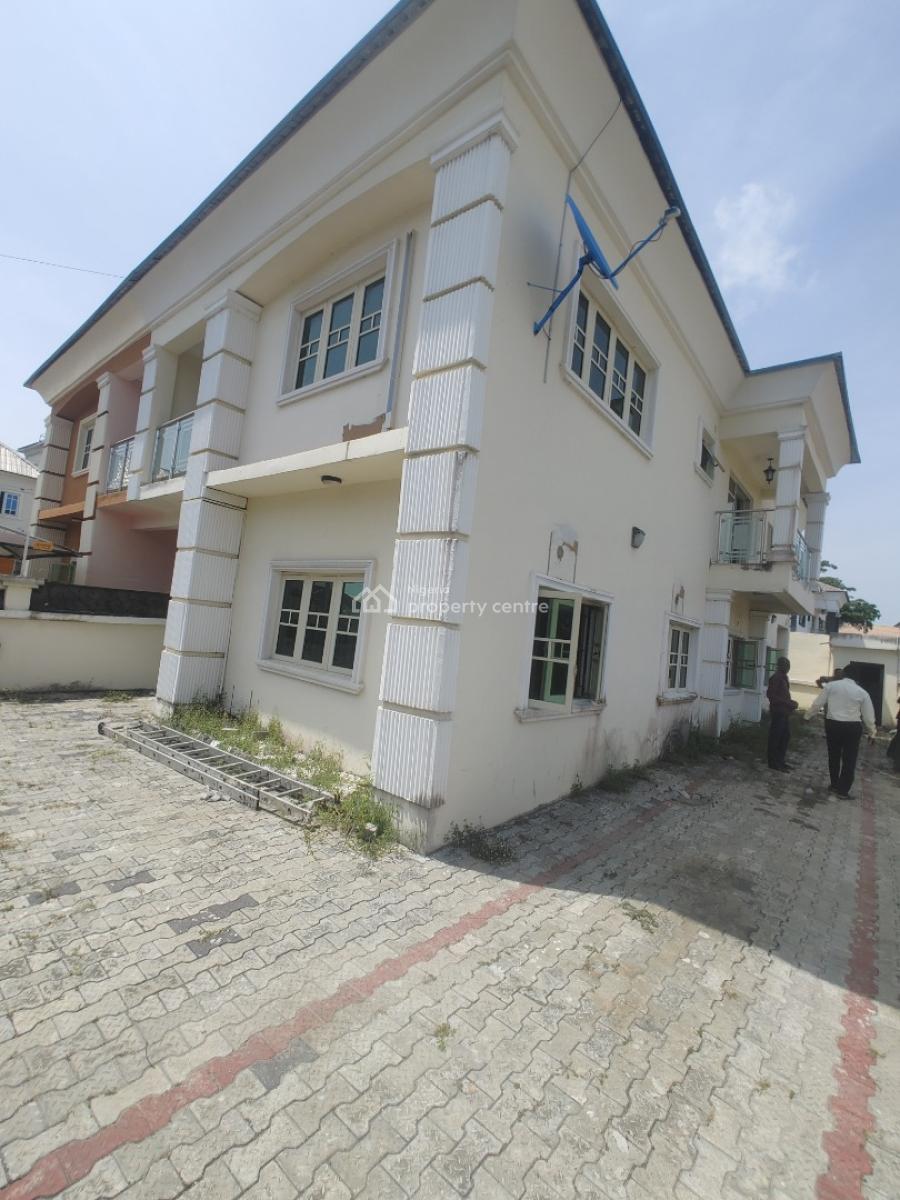 a 4 Bedroom Duplex with Bq Alone in Compound, Sangotedo, Ajah, Lagos, Flat / Apartment for Rent