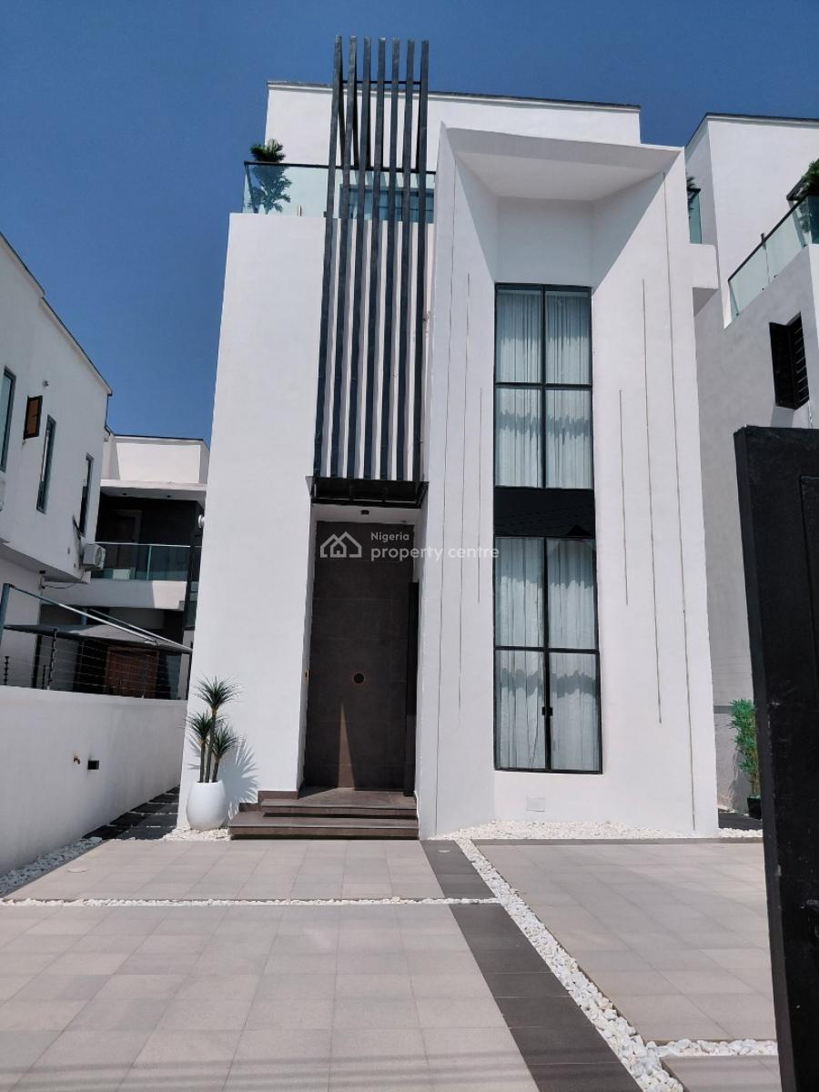 Exquisite 5 Bedroom Detached Duplex with Bq, By Second Toll-gate, Lekki, Lagos, Detached Duplex for Sale
