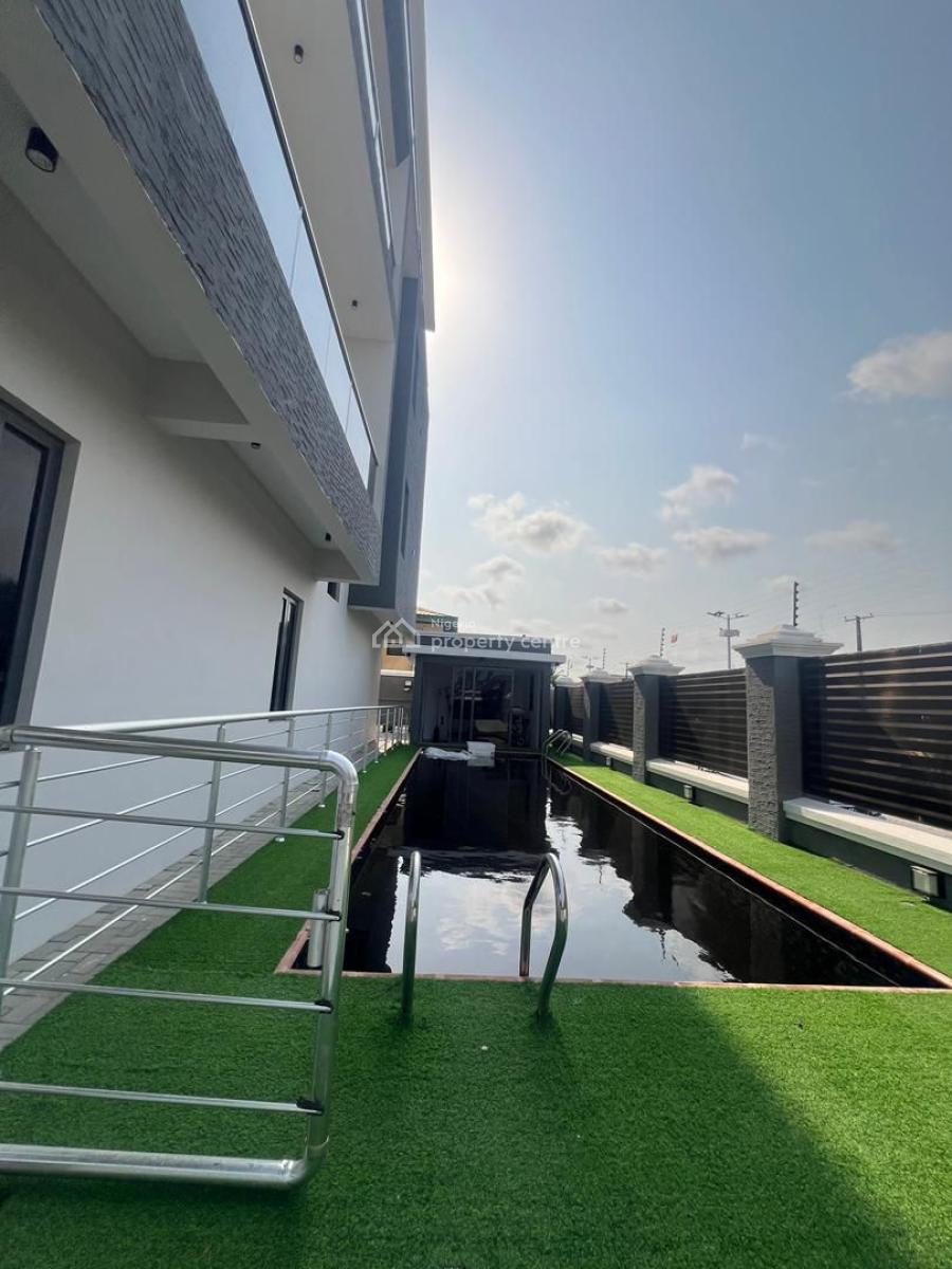 Luxurious & Newly Built 4 Bedroom Terrace Duplex with Pool, Ac & Gym, Oniru, Victoria Island (vi), Lagos, Terraced Duplex for Rent