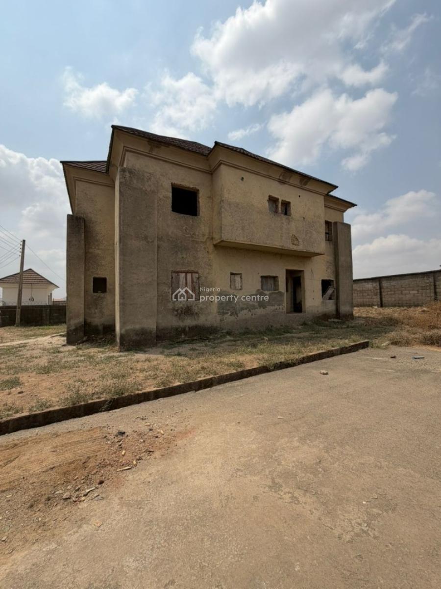 Semifinished 5-bedroom Detached Duplex with Bq, Kubwa, Abuja, Detached Duplex for Sale