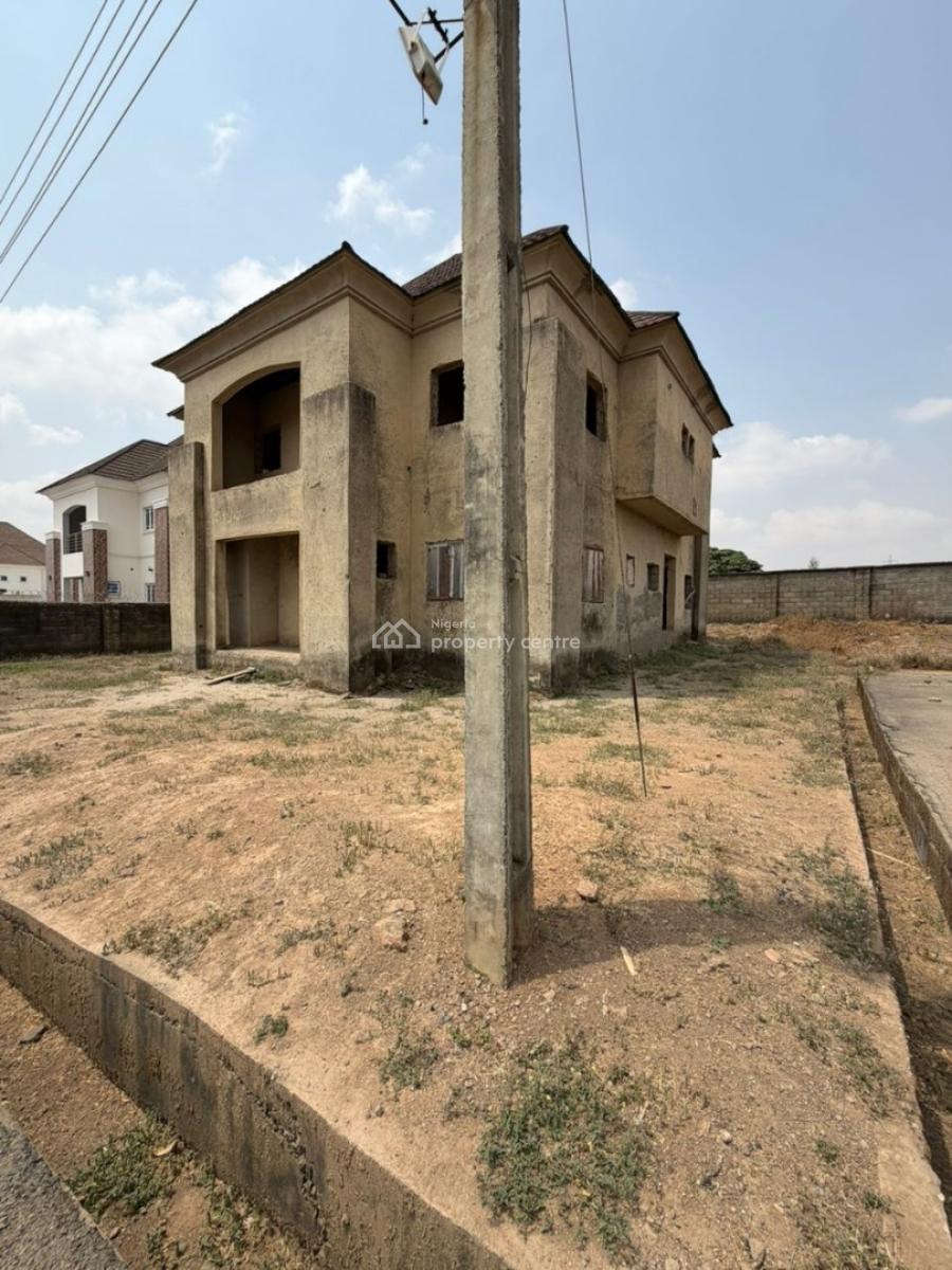 Semifinished 5-bedroom Detached Duplex with Bq, Kubwa, Abuja, Detached Duplex for Sale