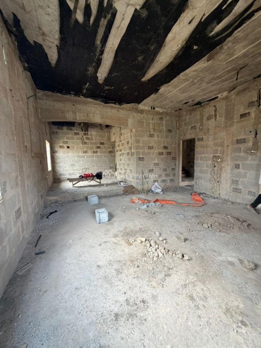 Semifinished 5-bedroom Detached Duplex with Bq, Kubwa, Abuja, Detached Duplex for Sale