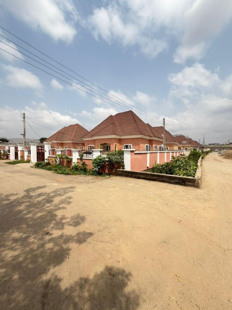 Brand New 3-bedroom Bungalow with a Wide Space for Bq, Kubwa, Abuja, Detached Bungalow for Sale