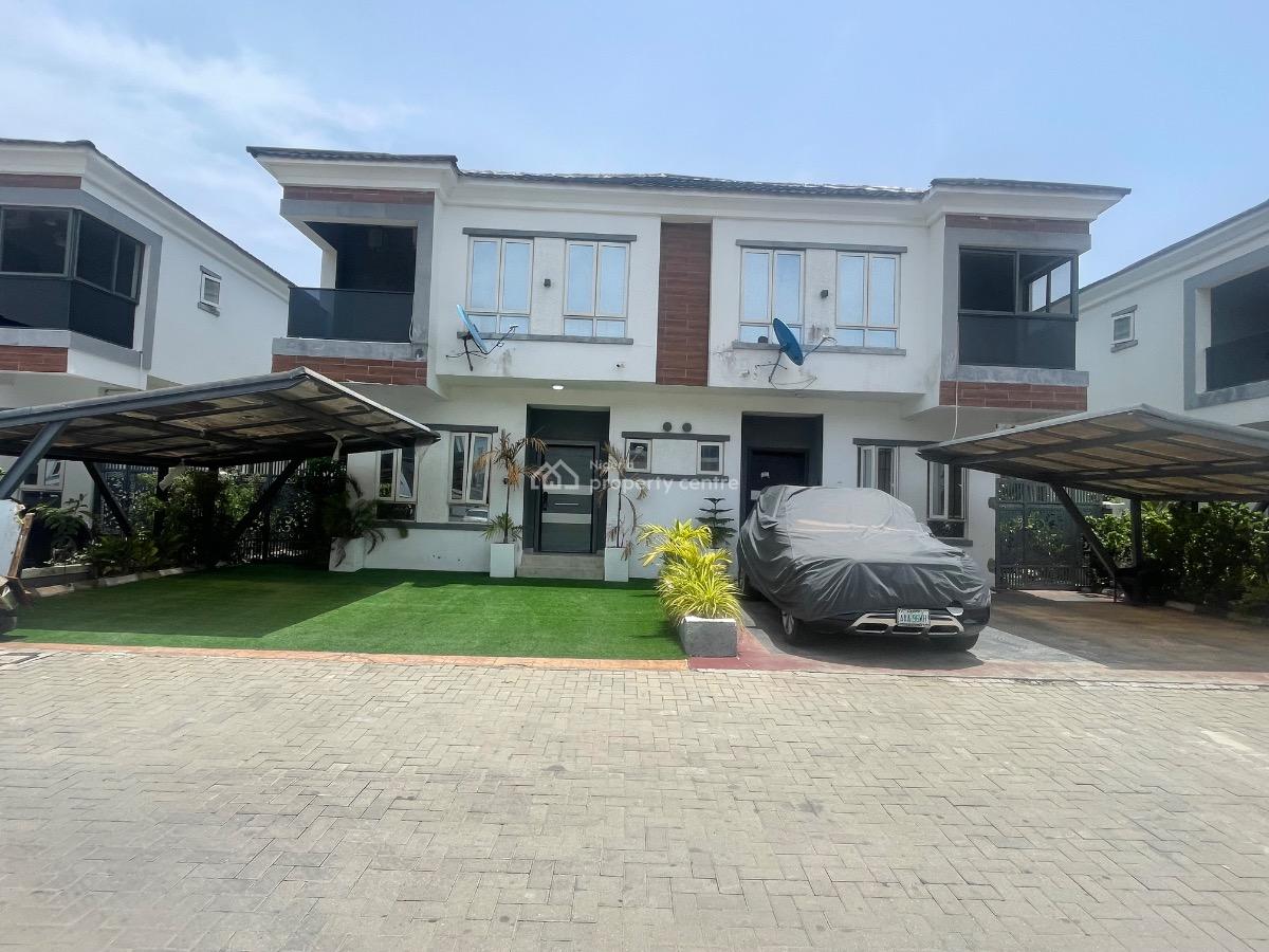 Furnished 4-bedroom Semi-detached House with a Room Bq., Victoria Bey 3 Estate, Ikate, Lekki, Lagos, Semi-detached Duplex for Sale
