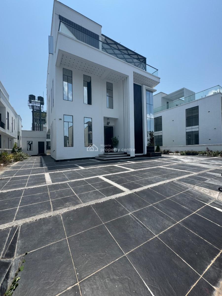 Massive 5bed Home with Pool, Gazebo Rooftop and Green Area, Osapa, Lekki, Lagos, Detached Duplex for Sale