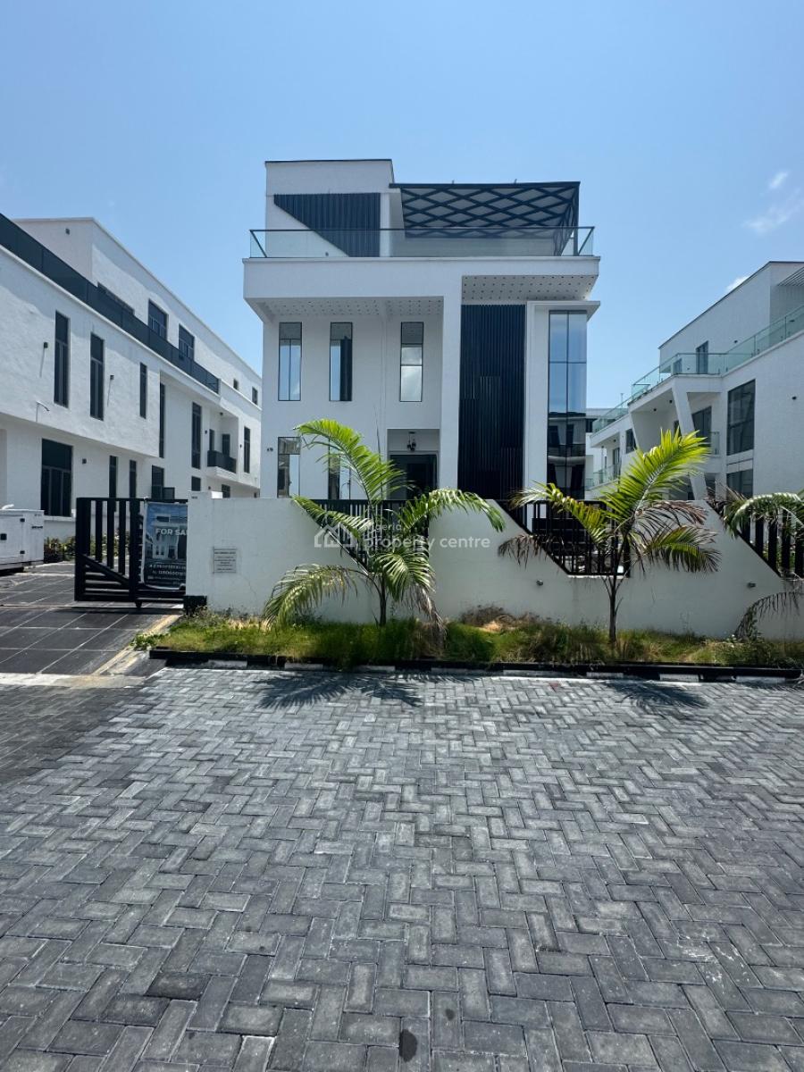 Massive 5bed Home with Pool, Gazebo Rooftop and Green Area, Osapa, Lekki, Lagos, Detached Duplex for Sale