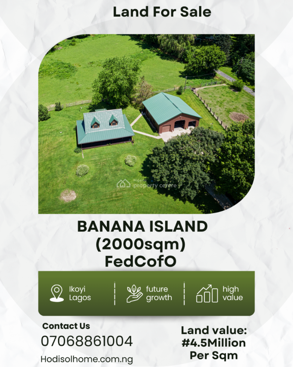 Premium Land, Banana Island, Ikoyi, Lagos, Residential Land for Sale