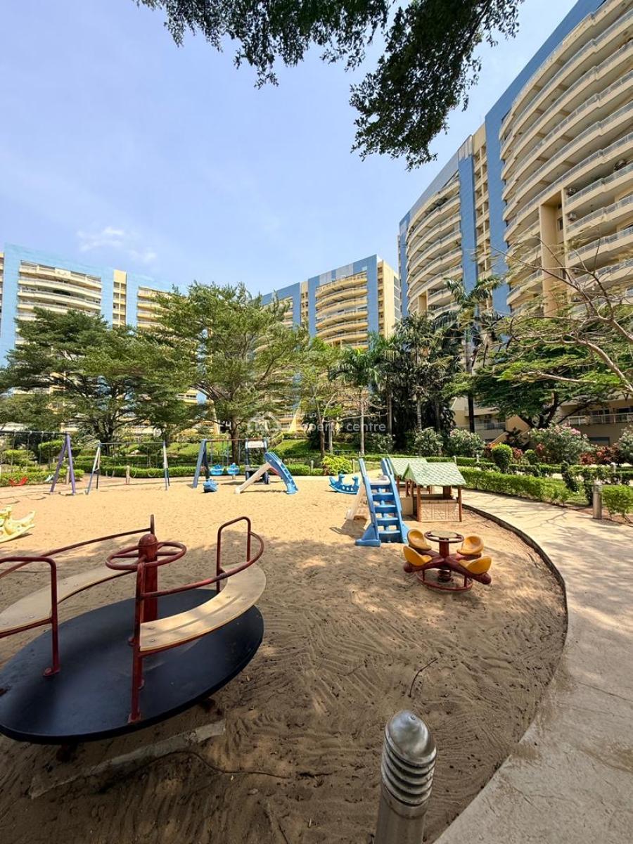 Fully Serviced Oceanview 3 Bedroom Apartment + Bq, Pool, Gym, Elevator, Banana Island, Ikoyi, Lagos, Flat / Apartment for Rent