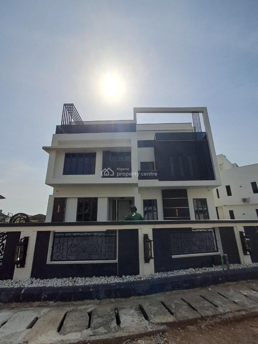 Luxury 6 Bedroom Fully Detached House with Swimming Pool, & Cinema Room, Pinnock Beach, Osapa, Lekki, Lagos, Detached Duplex for Sale
