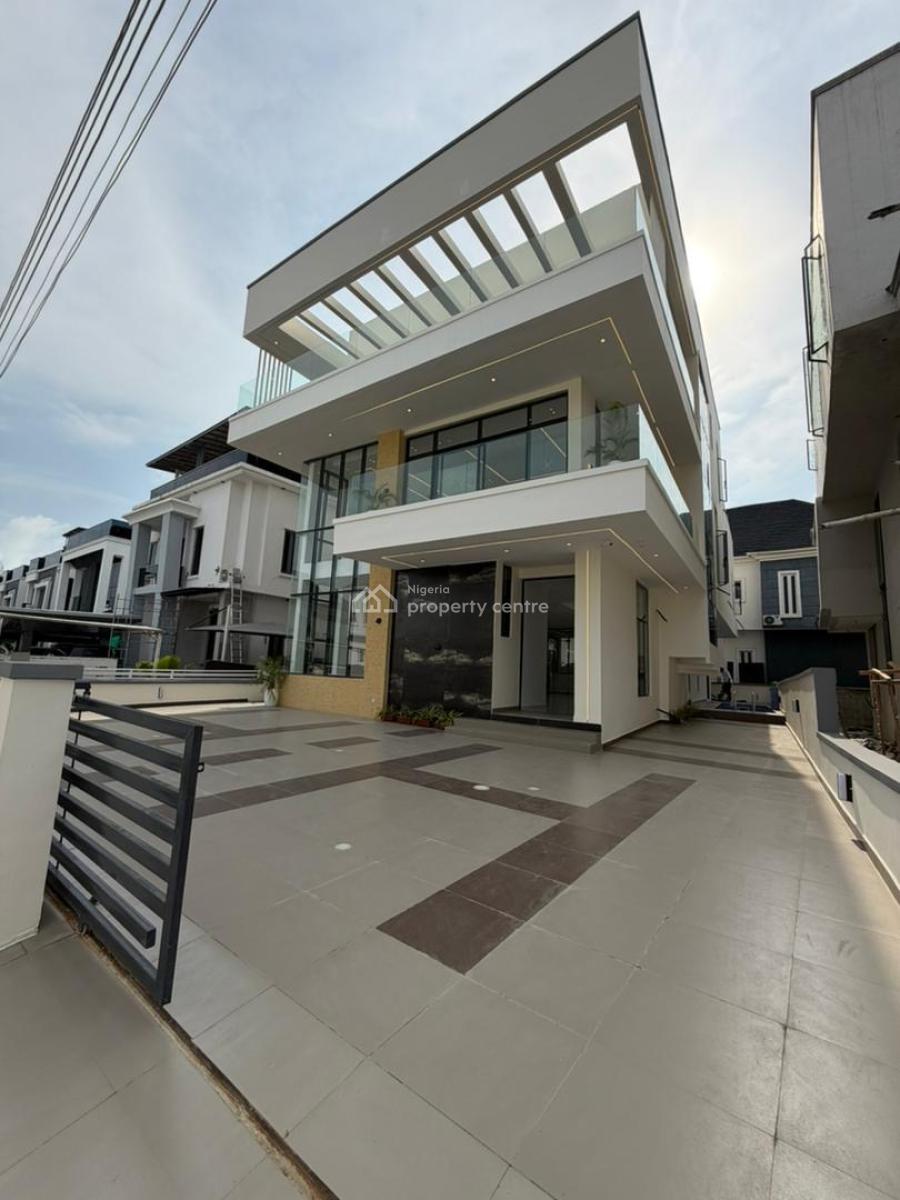Luxurious 5 Bedroom Detached Duplex with Cinema, Rooftop, Pool & Bq, Lekki County Homes, Ikota, Lekki, Lagos, Detached Duplex for Sale
