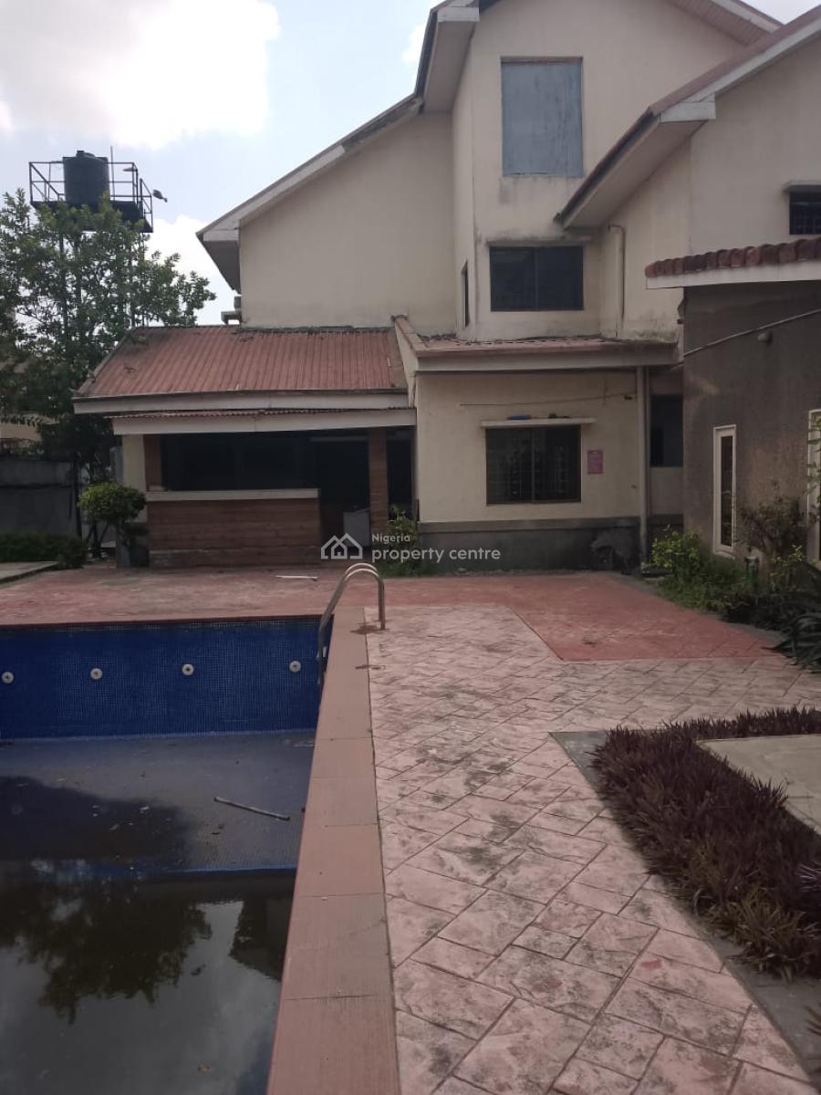 Spacious 7 Bedroom Duplex with 2 Room Bq+pool, Off Isaac John Street, Ikeja Gra, Ikeja, Lagos, Detached Duplex for Rent