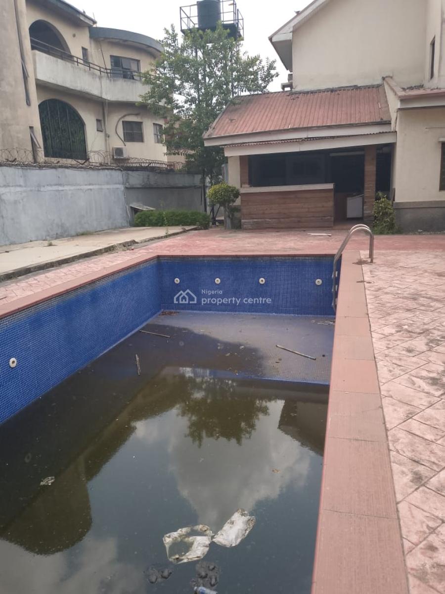 Spacious 7 Bedroom Duplex with 2 Room Bq+pool, Off Isaac John Street, Ikeja Gra, Ikeja, Lagos, Detached Duplex for Rent