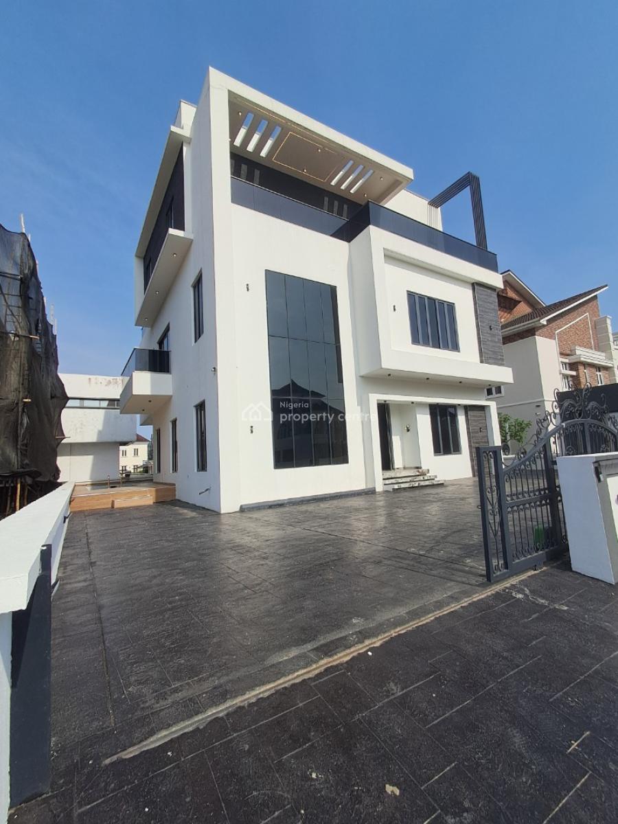 Luxury 5 Bedroom Fully Detached House with Swimming Pool, Cinema Room, Inside The Prestigeous Pinnock Beach Estate, Osapa, Lekki, Lagos, Detached Duplex for Sale