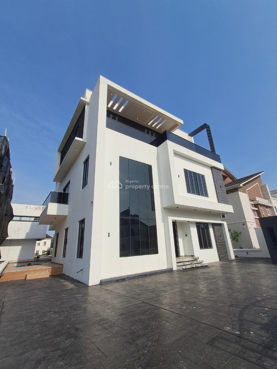 Luxury 5 Bedroom Fully Detached House with Swimming Pool, Cinema Room, Inside The Prestigeous Pinnock Beach Estate, Osapa, Lekki, Lagos, Detached Duplex for Sale