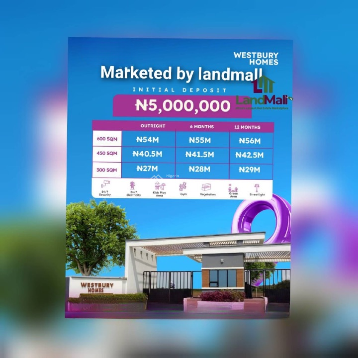 600 Sqm Land, Beachwood Estate, Lakowe, Ibeju Lekki, Lagos, Land for Sale