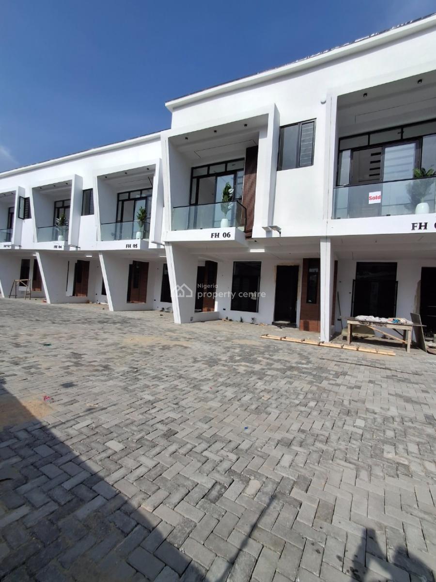4 Bedroom Terrace Duplex  with Spacious Rooms, Ikota, Lekki, Lagos, Terraced Duplex for Sale