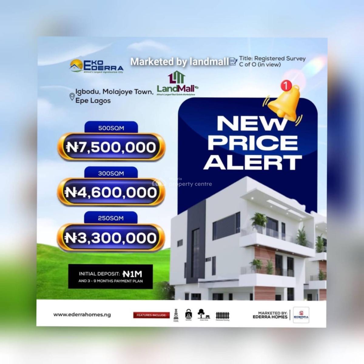 1 Acre of Land, Molajoye Town Igbodu, Epe, Lagos, Land for Sale