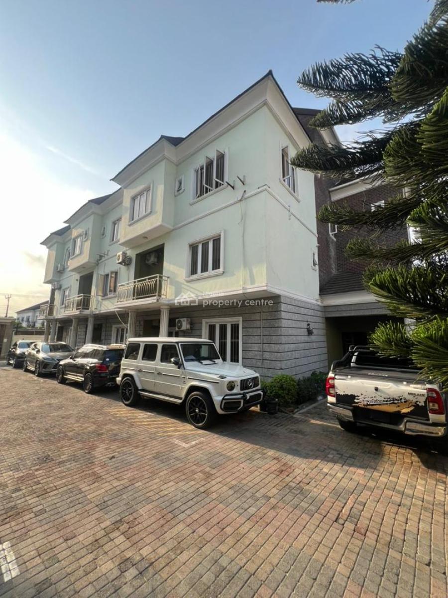 Furnished 4bedroom Terrace Duplex, Osapa, Lekki, Lagos, Terraced Duplex for Rent