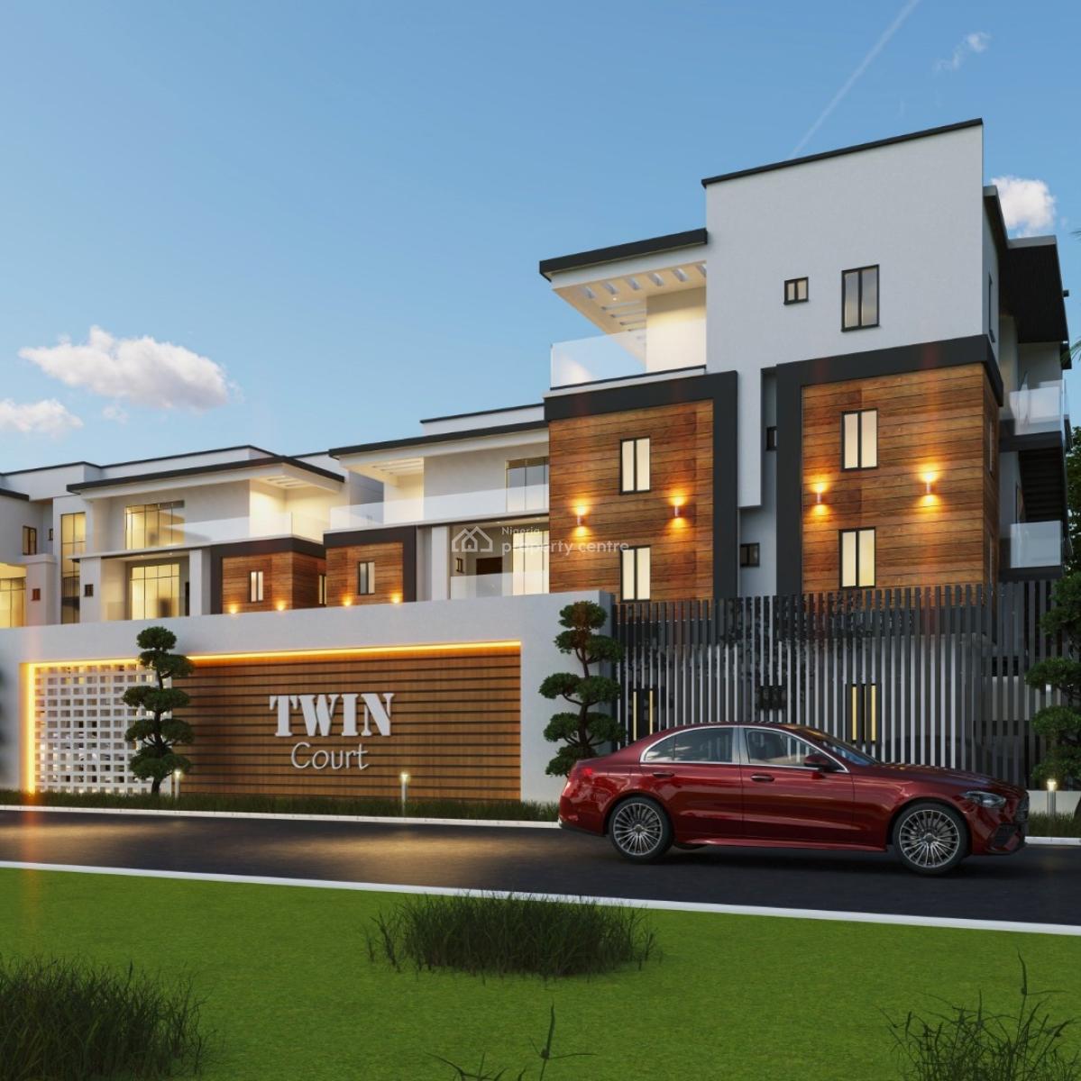 Twin Court Apartment, Sunday Ejiofor Street, Opposite Corona School, Abijo, Lekki, Lagos, Block of Flats for Sale