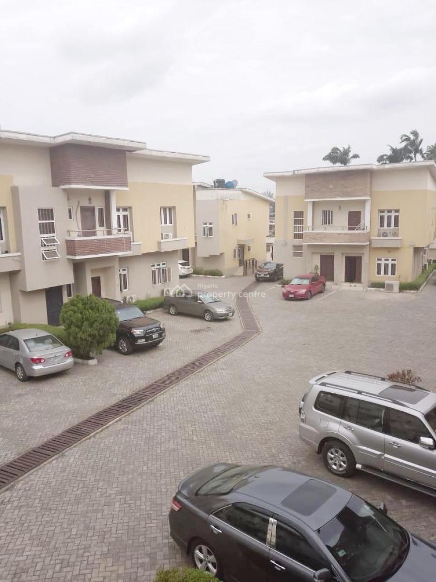 Fully Furnished 4 Bedroom Terrace Duplex with a Room Bq in an Estate, Adeniyi Jones, Ikeja, Lagos, Terraced Duplex for Rent