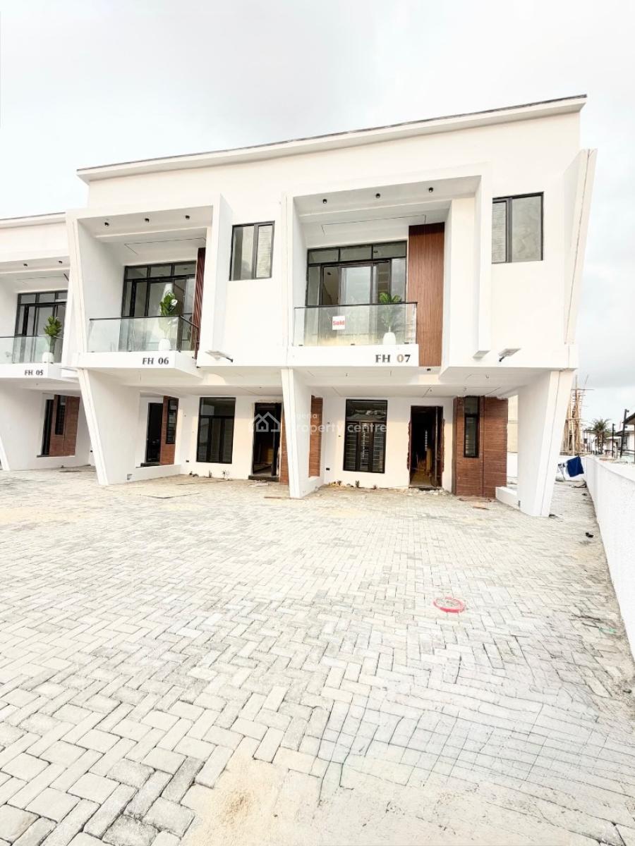 Spacious 3 & 4 Bedroom Terrace Duplex, Terrace for Sale in a Secured Estate, Ikota, Lekki, Lagos, Terraced Duplex for Sale