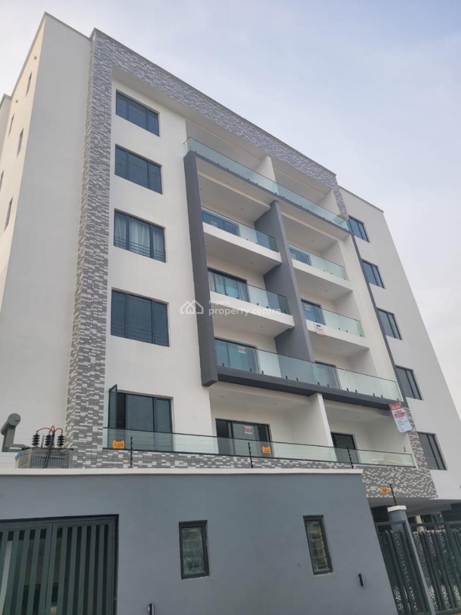 Full Luxury Serviced 2 Bedrooms Automated Apartment on 3rd Floor, Lekki Phase 1, Lekki, Lagos, Flat / Apartment for Rent