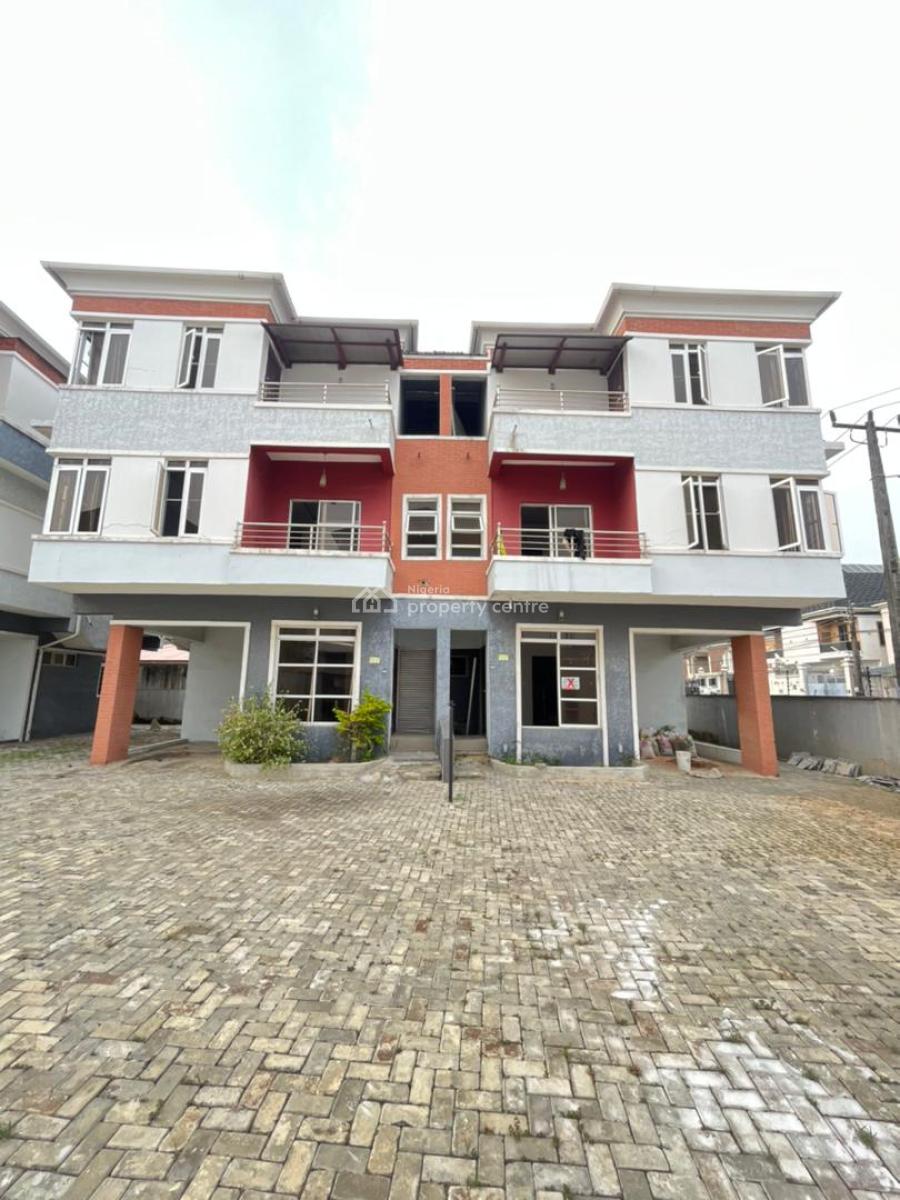 4 Bedroom Terrace with a Bq, Ikota Lekki Lagos, Ikota, Lekki, Lagos, Terraced Bungalow for Rent