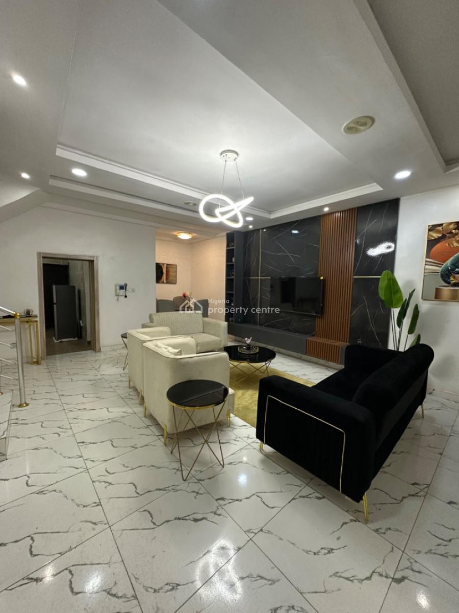 Fully Furnished 4 Bedroom Terrace, Chevron Estate, Lekki, Lagos, Terraced Duplex for Sale