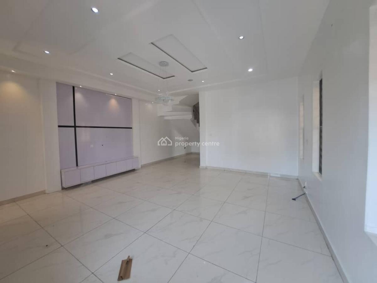 4bedroom Semi Detached Duplex with a Bq, Chevron, Lekki, Lagos, Semi-detached Duplex for Rent
